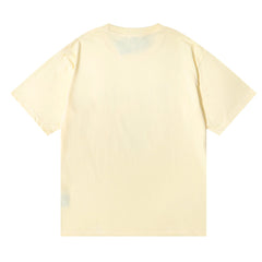 RHUDE letter wheat ear fruit print T-shirts