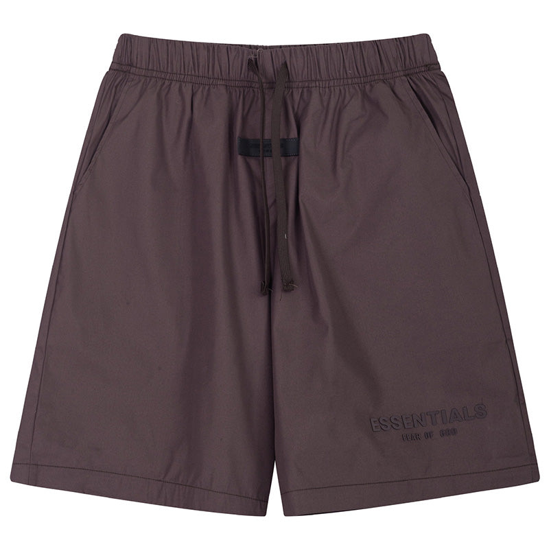 FEAR OF GOD Multi-thread flocking letter printing Shorts