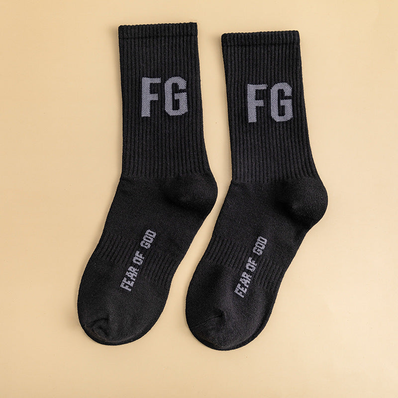 FEAR OF GOD FG Vintage Alphabet Socks 2 pairs