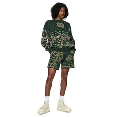 RHUDE Alphabet cashew jacquard jersey shorts