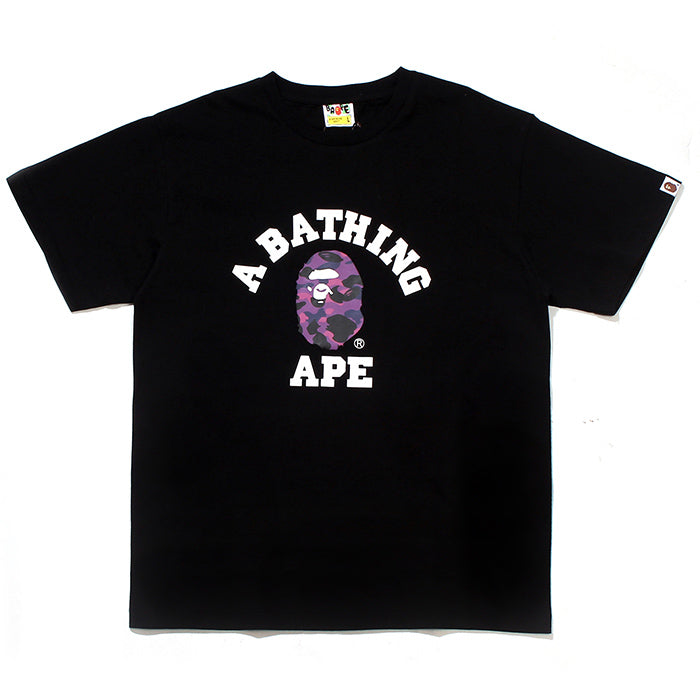 BAPE Color Camo College T-Shirts