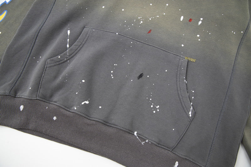 Gallery Dept. Hand drawn graffiti splash print Hoodies