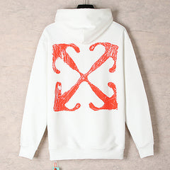 OFF WHITE Scratch Arrow Hoodies