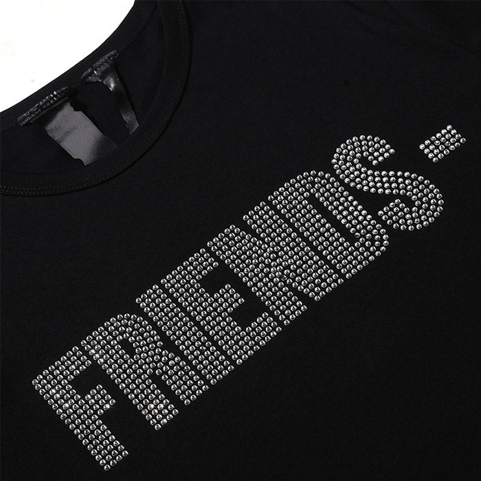 VLONE FRIENDS Rhinestone T-Shirt