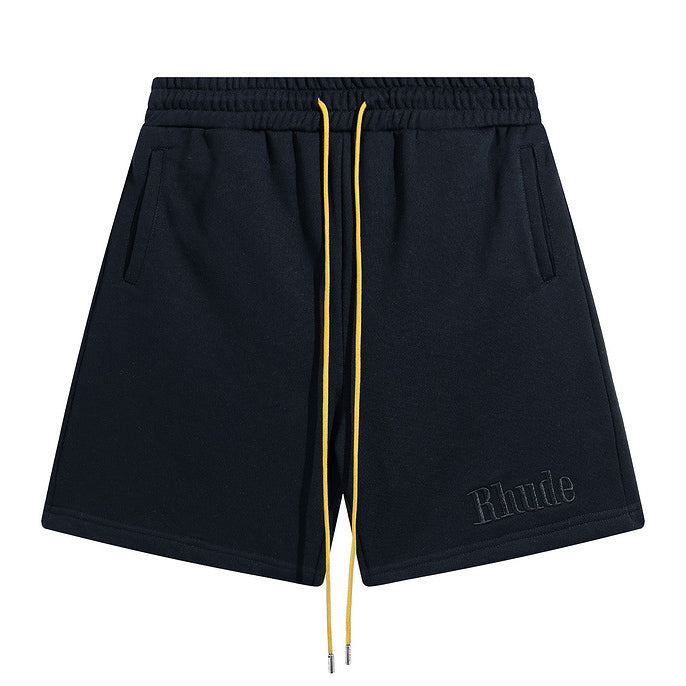 RHUDE RH embroidery letters Shorts