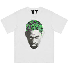 Vlone Rodman Cheetah T-shirt White/Black