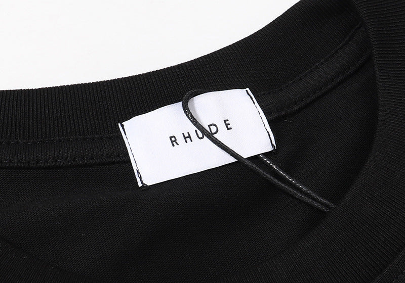 RHUDE Micro Logo Poker Card Printing T-Shirt