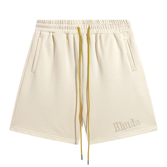 RHUDE RH embroidery letters Shorts