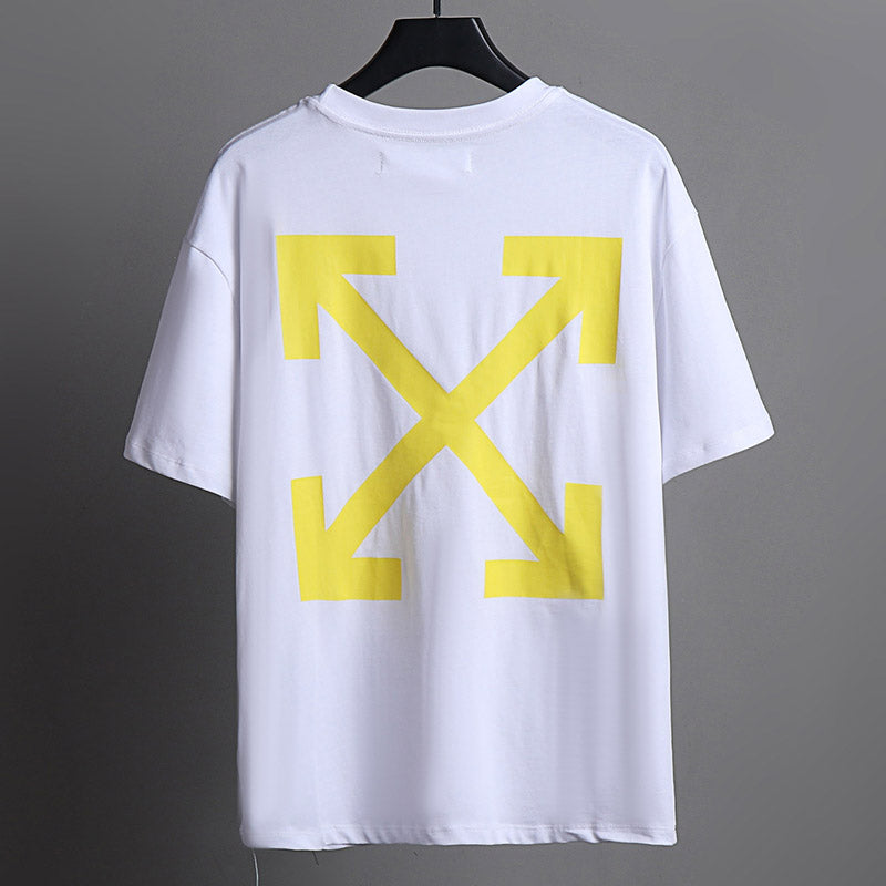 OFF WHITE Oil painting series arrow pattern T-Shirts