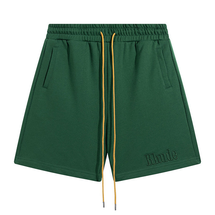 RHUDE RH embroidery letters Shorts