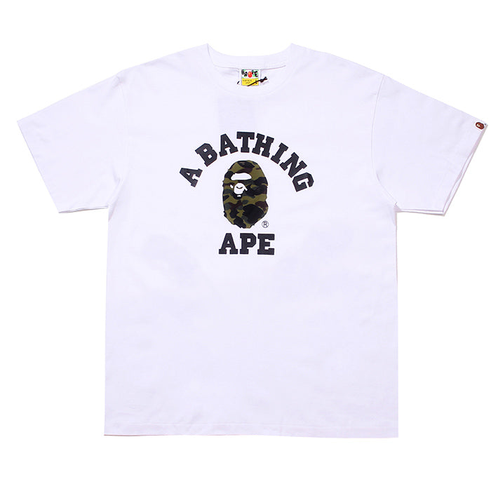 BAPE Color Camo College T-Shirts