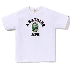 BAPE Woodland Camo College Tee