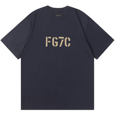 FEAR OF GOD Flocking FG7C letters T-Shirts