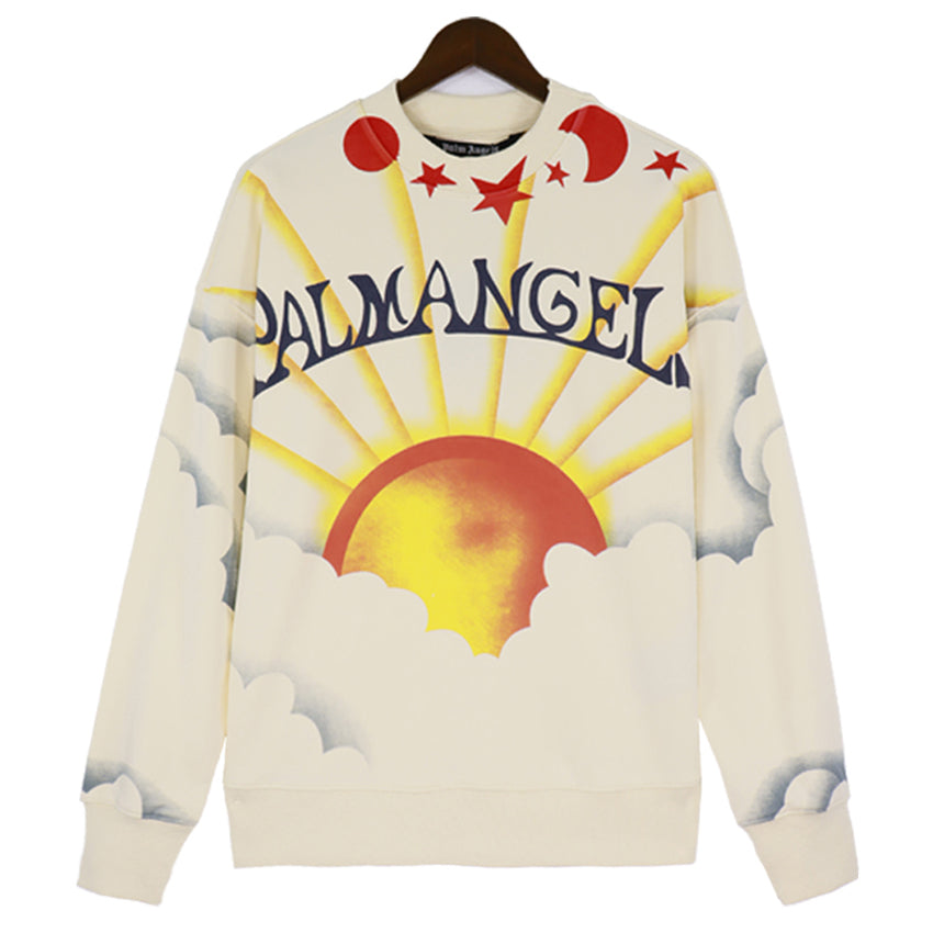 PALM ANGELS SUNRISE PIERCES THE CLOUDS Sweatshirts