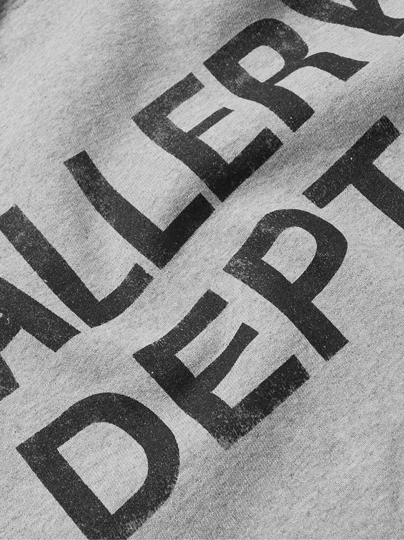 GALLERY DEPT Logo-Print Cotton-Jersey Hoodie