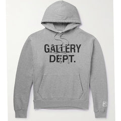 GALLERY DEPT Logo-Print Cotton-Jersey Hoodie